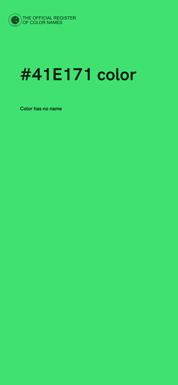 #41E171 color image