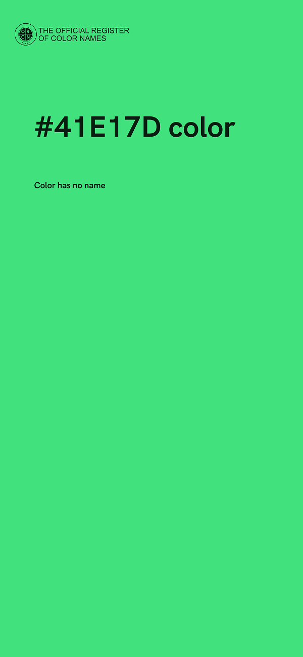 #41E17D color image