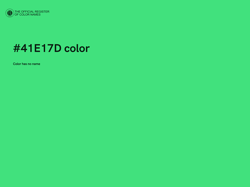 #41E17D color image