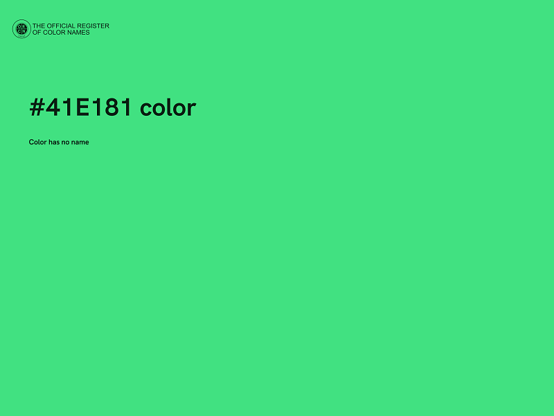 #41E181 color image