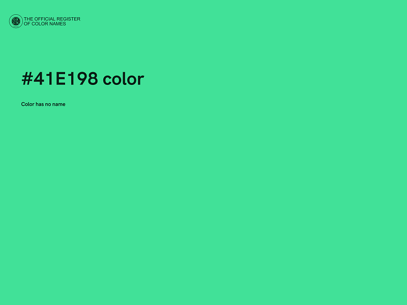 #41E198 color image