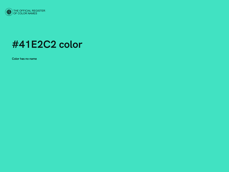 #41E2C2 color image