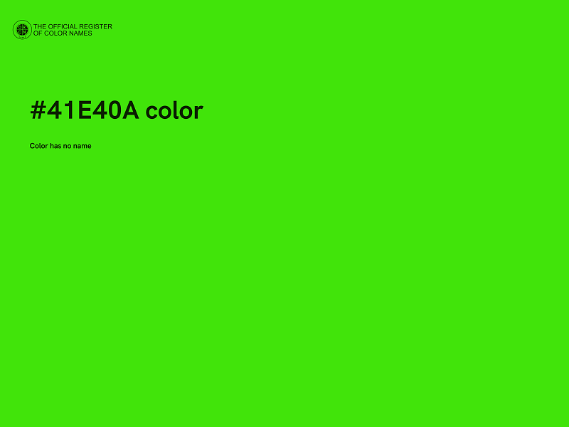 #41E40A color image