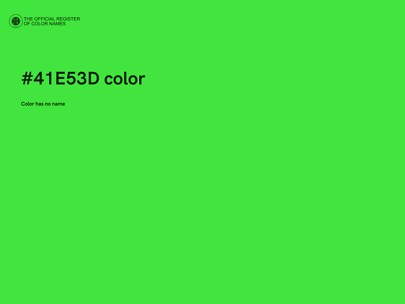 #41E53D color image