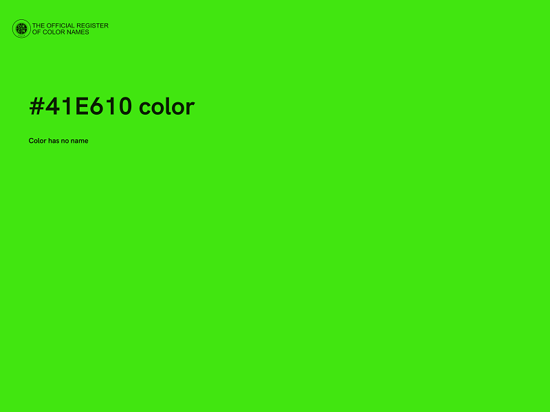 #41E610 color image