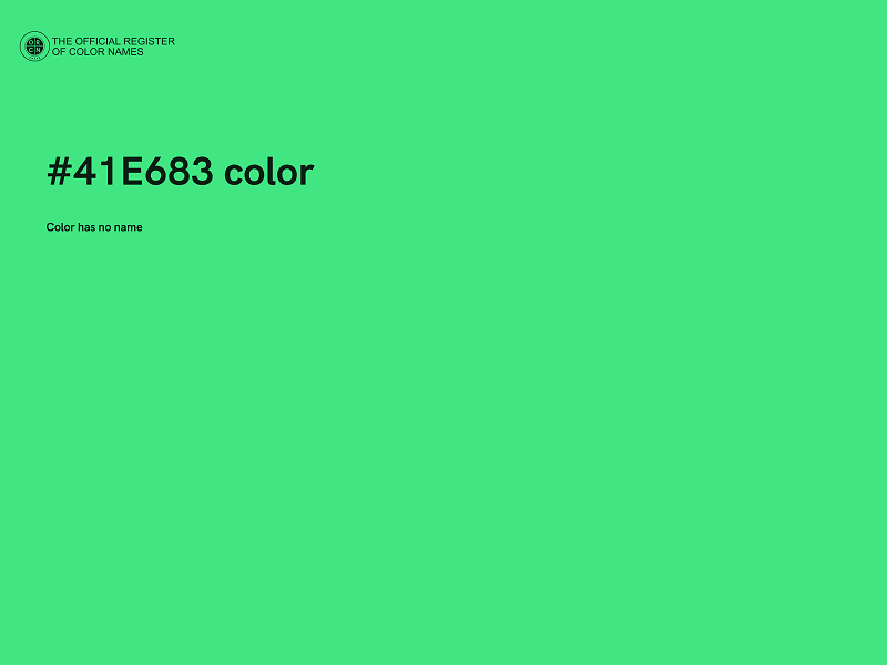 #41E683 color image