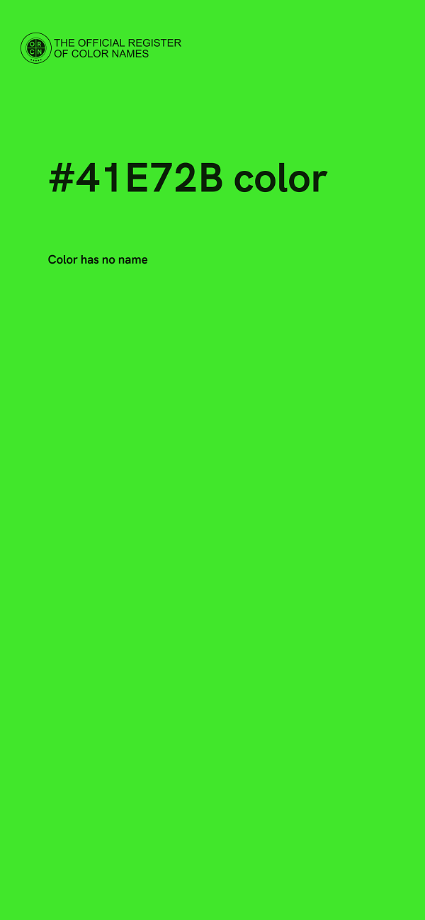 #41E72B color image