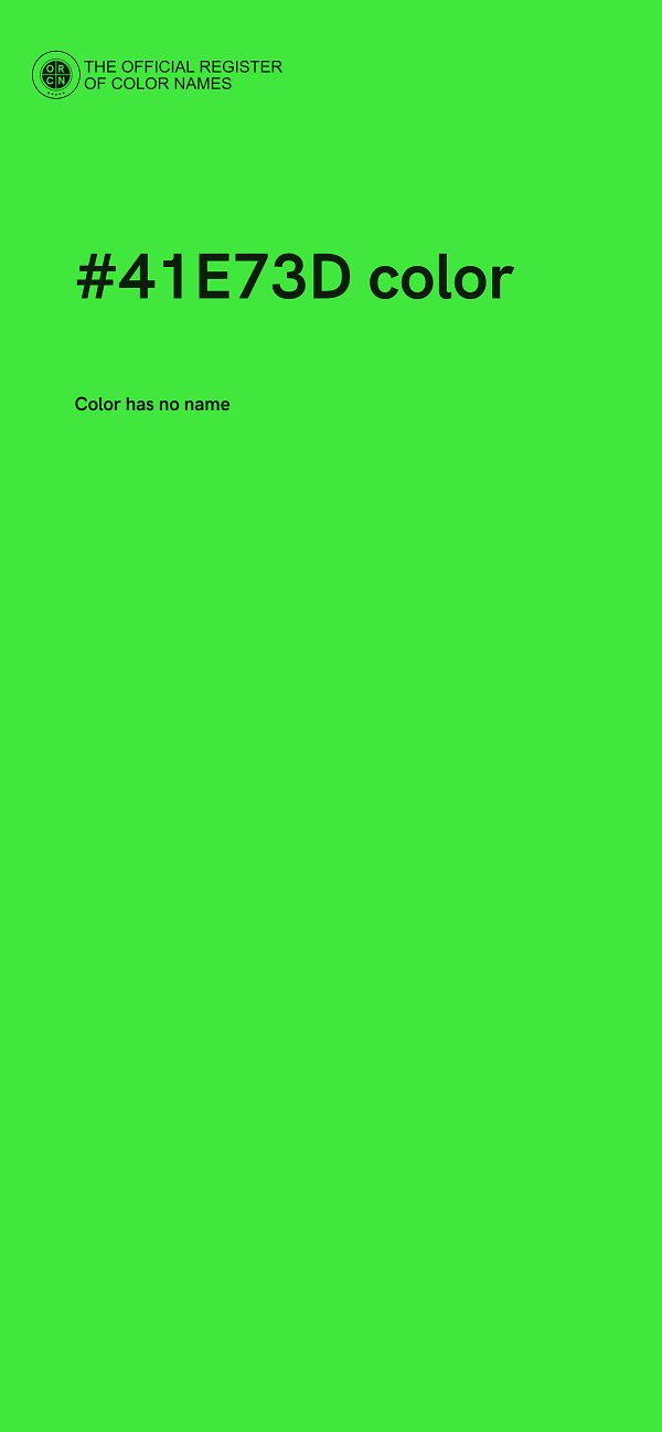 #41E73D color image