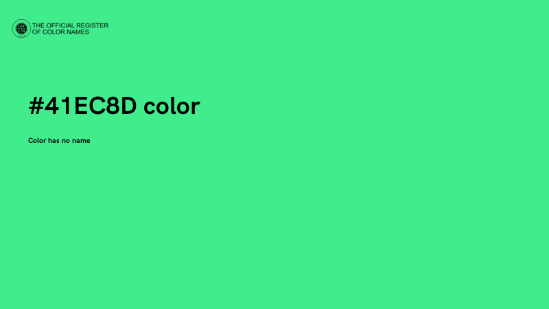 #41EC8D color image