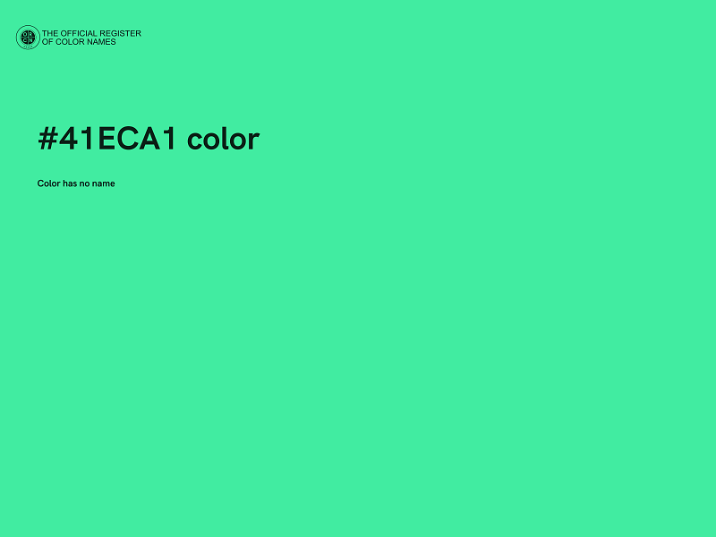 #41ECA1 color image