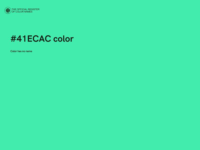 #41ECAC color image