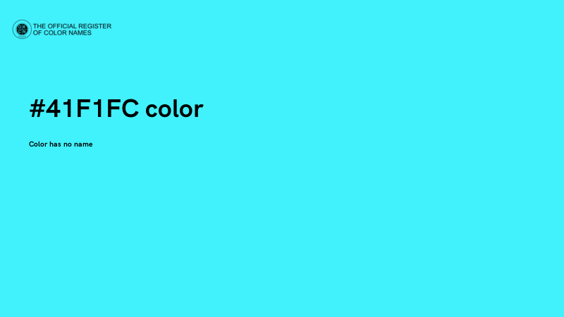 #41F1FC color image
