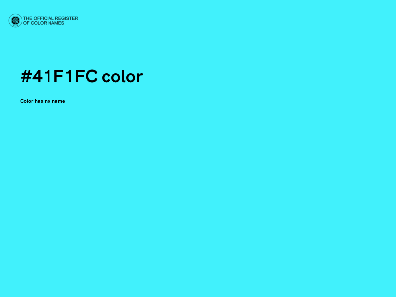 #41F1FC color image
