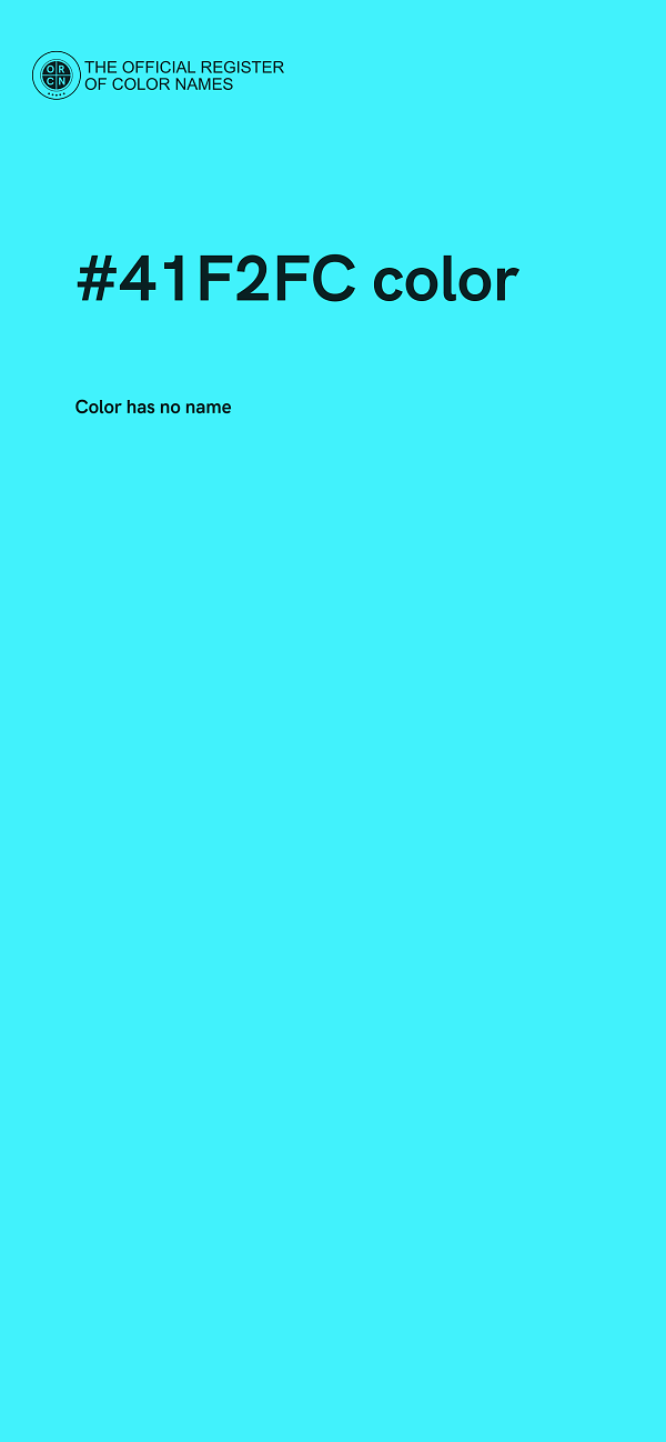 #41F2FC color image