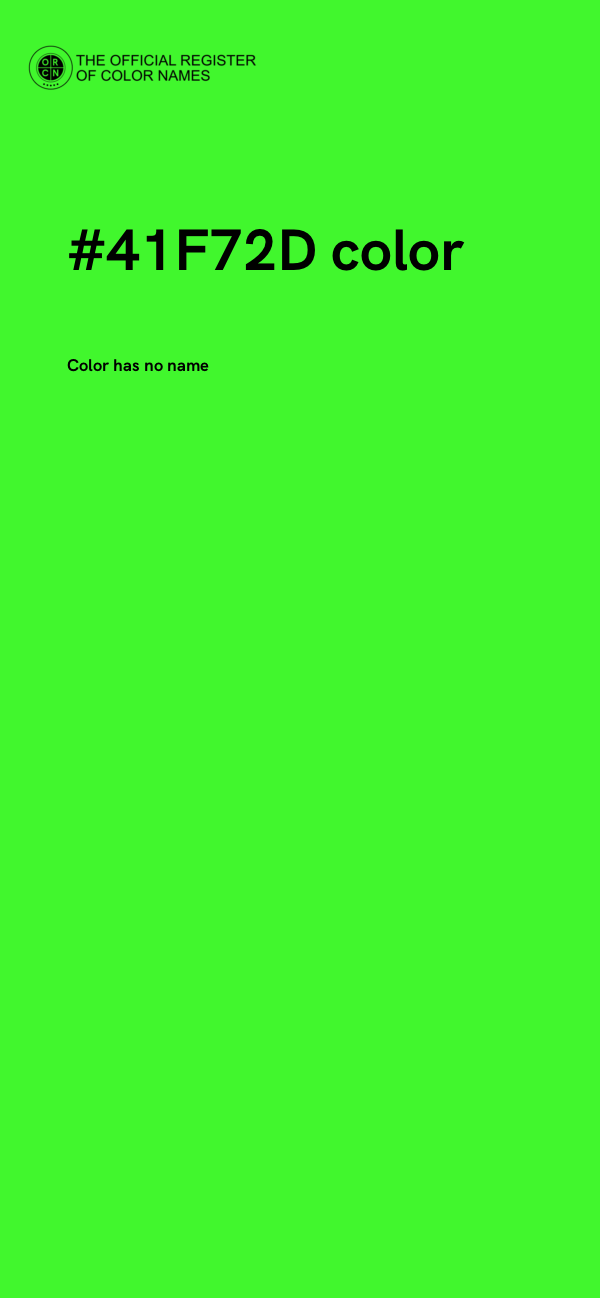 #41F72D color image
