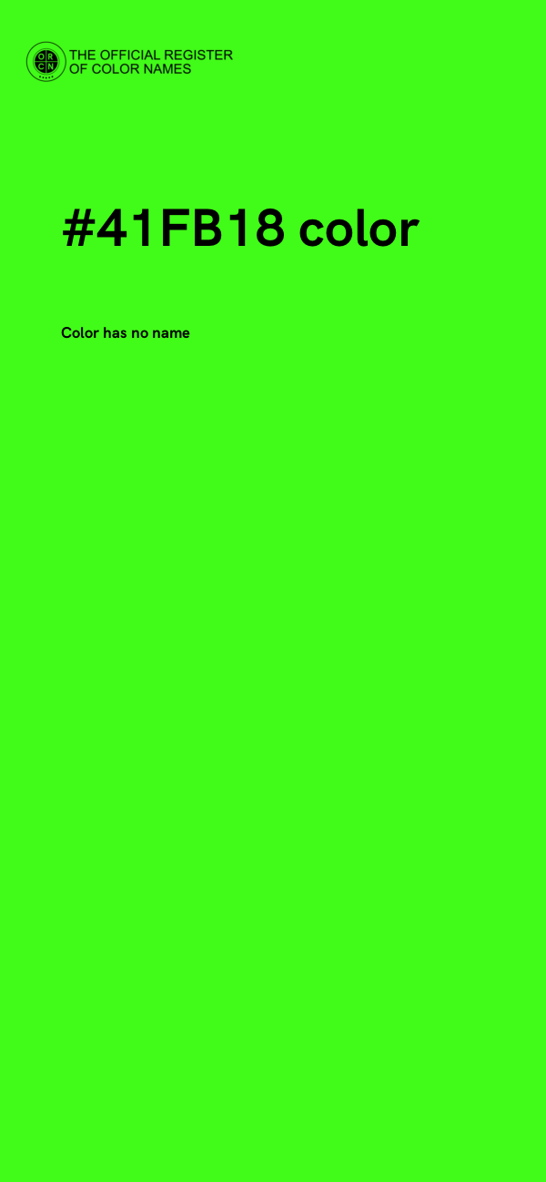 #41FB18 color image