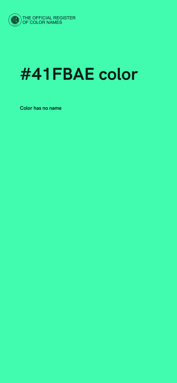 #41FBAE color image