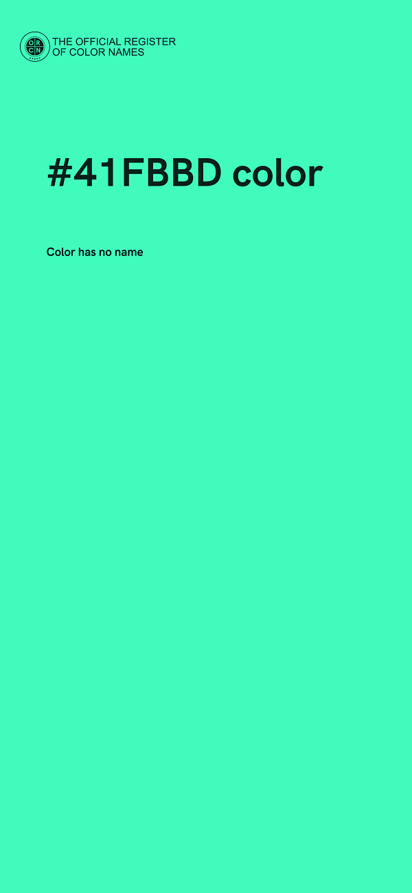 #41FBBD color image