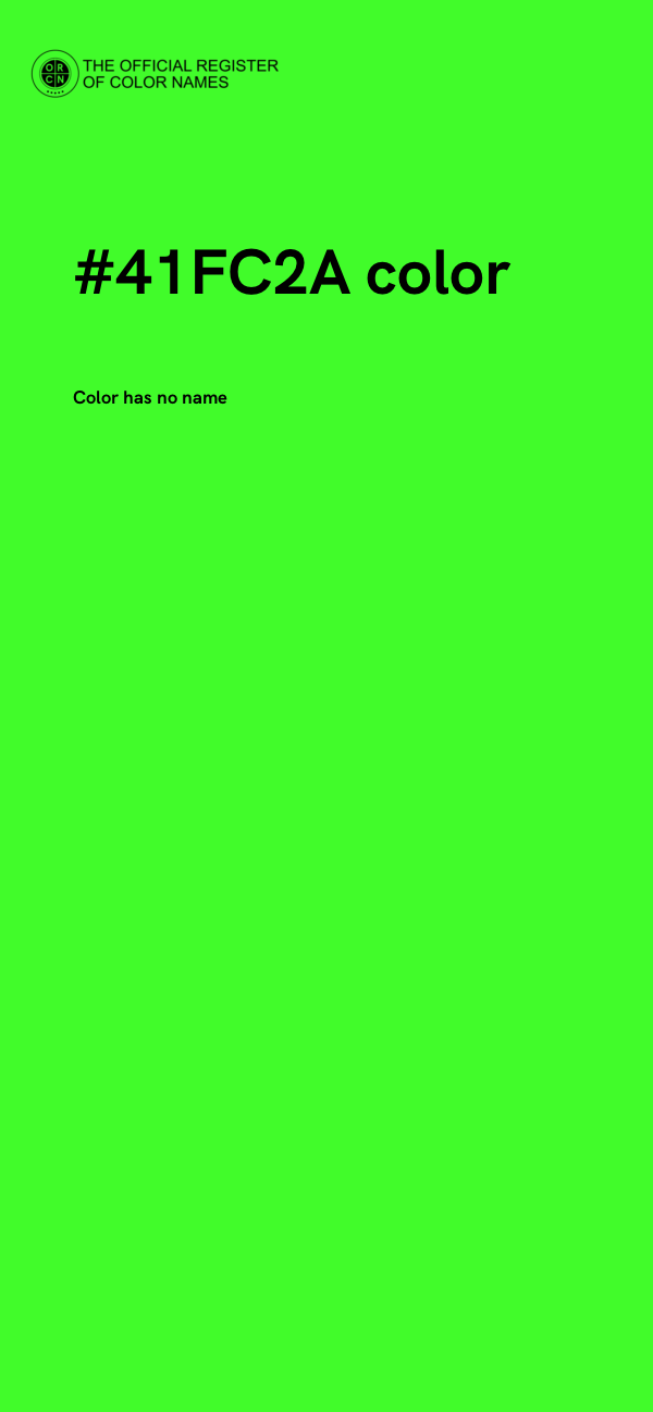 #41FC2A color image