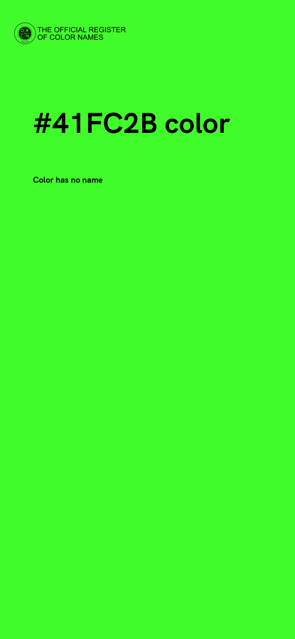 #41FC2B color image