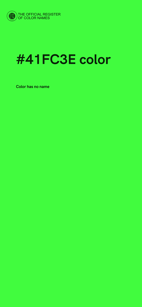 #41FC3E color image