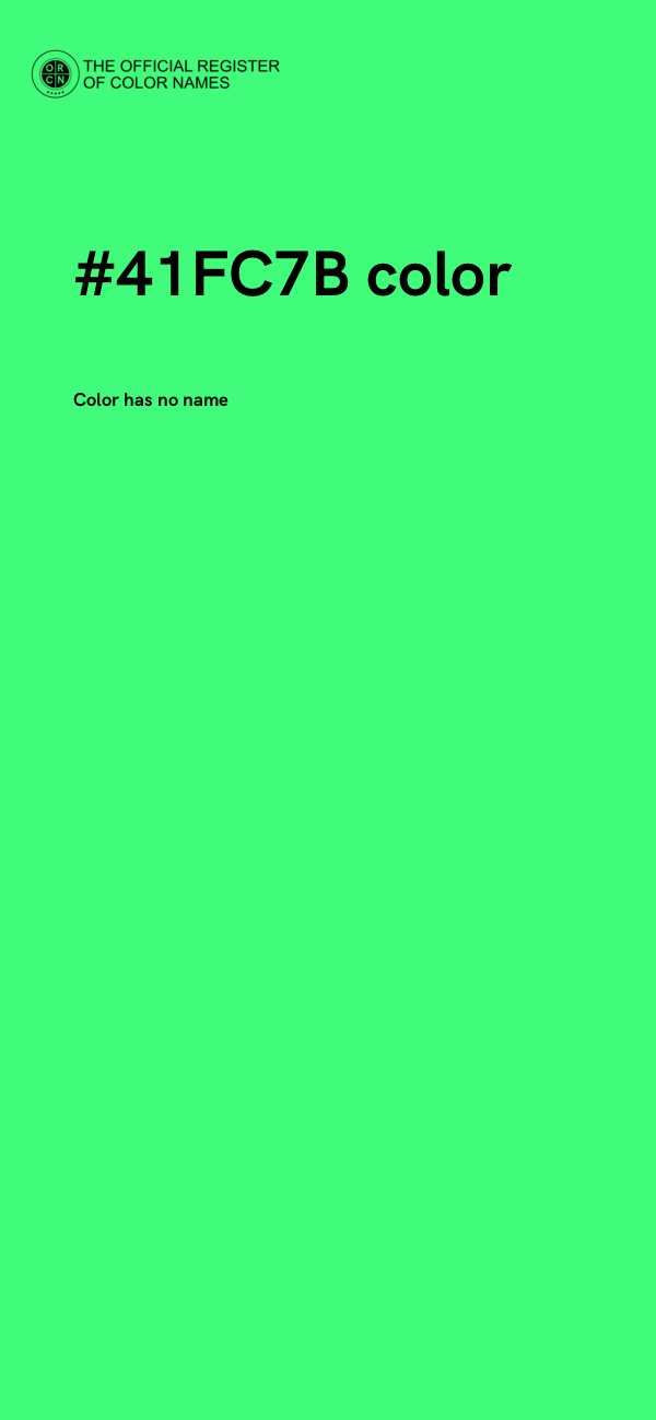 #41FC7B color image
