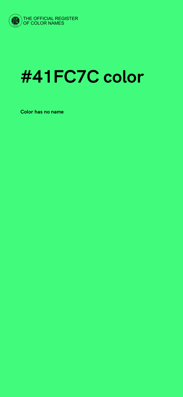 #41FC7C color image