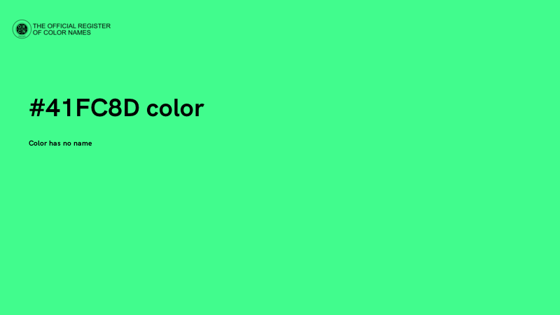 #41FC8D color image