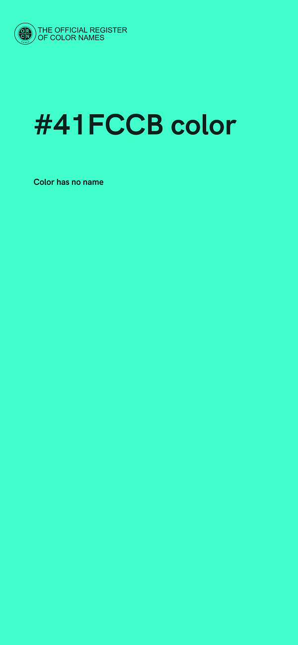 #41FCCB color image