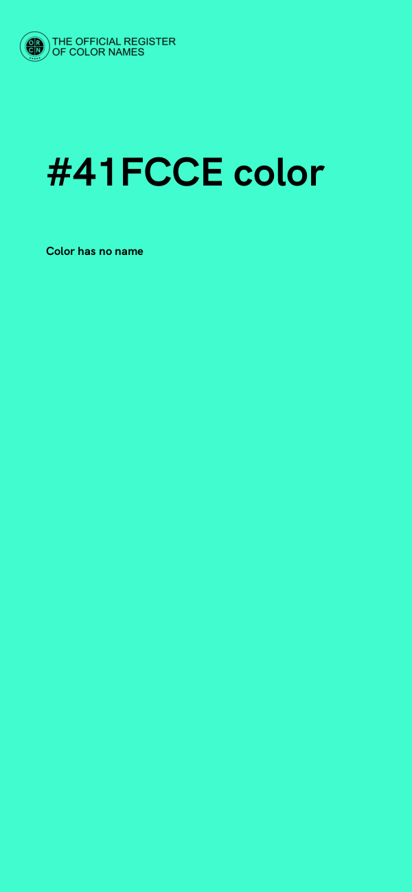 #41FCCE color image