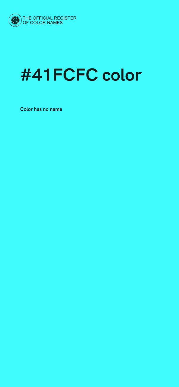#41FCFC color image