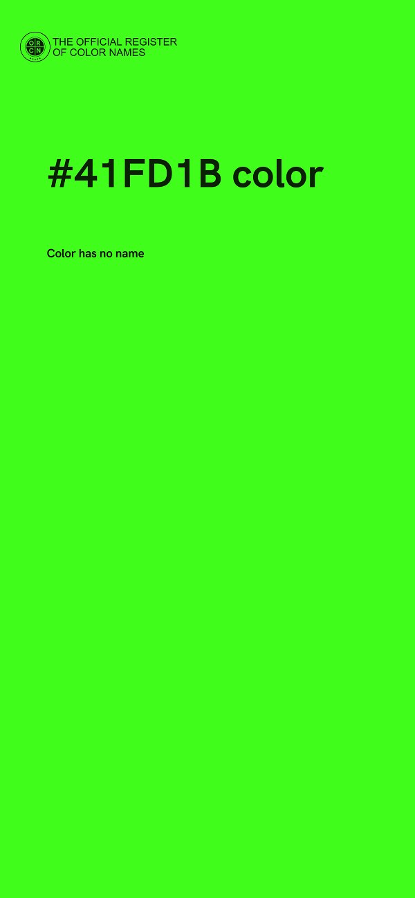 #41FD1B color image