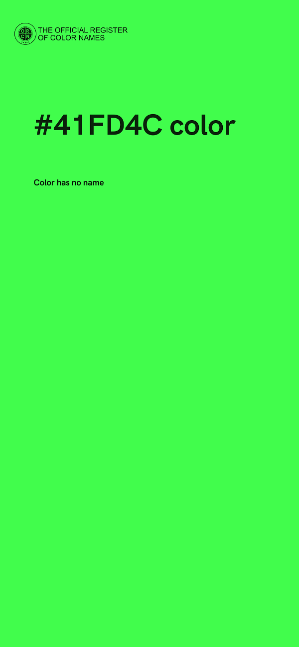 #41FD4C color image