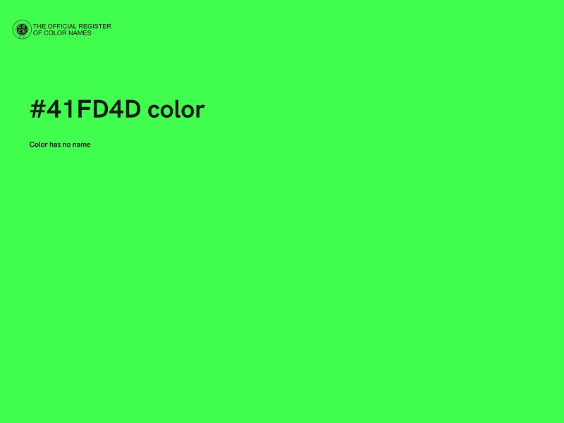 #41FD4D color image