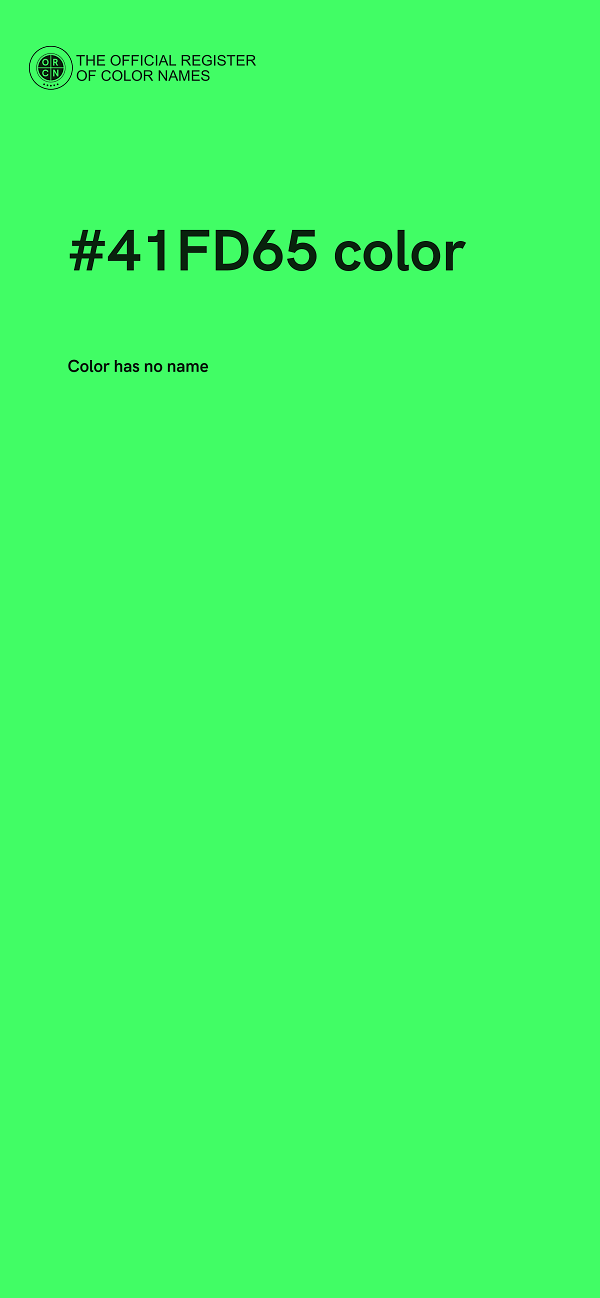 #41FD65 color image