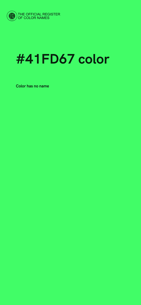 #41FD67 color image
