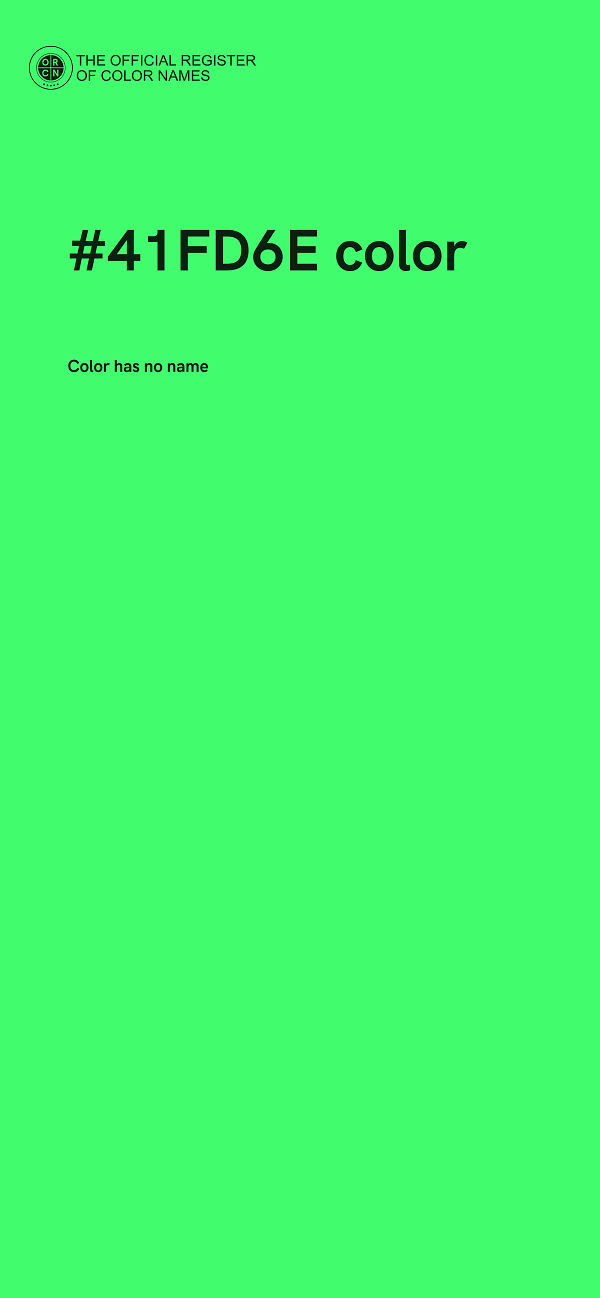 #41FD6E color image
