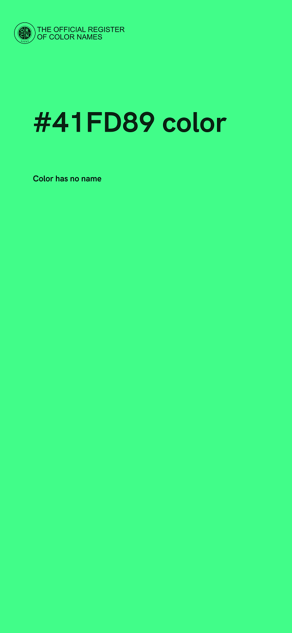 #41FD89 color image