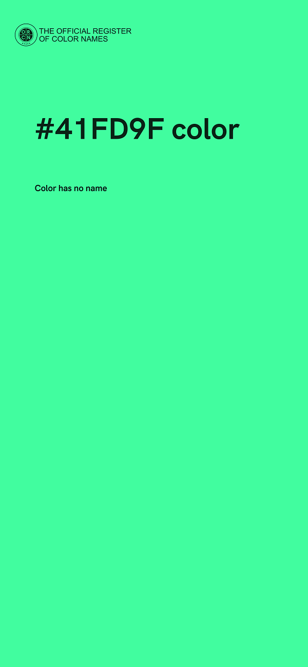 #41FD9F color image