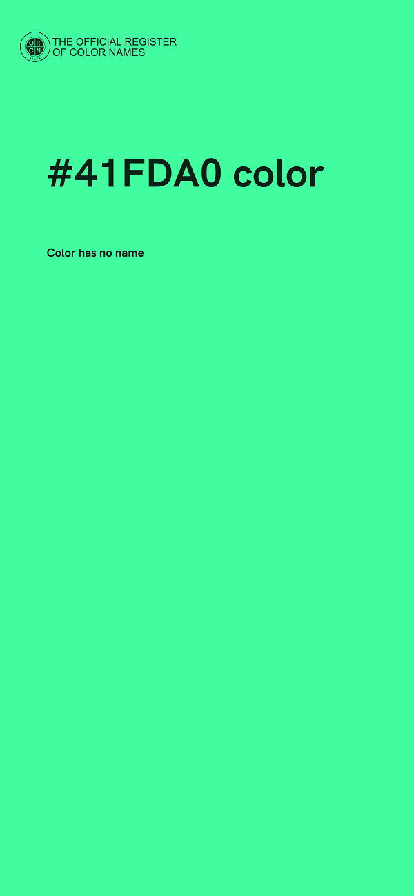 #41FDA0 color image