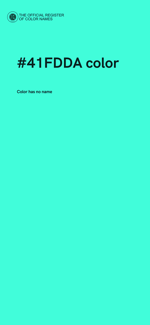 #41FDDA color image
