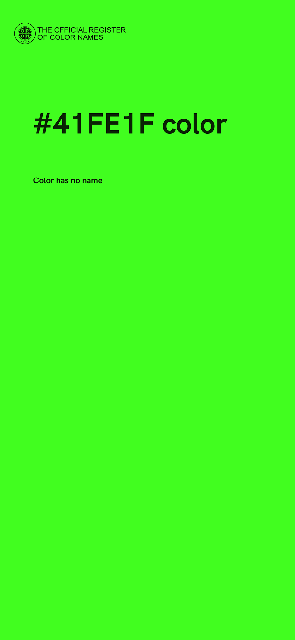 #41FE1F color image
