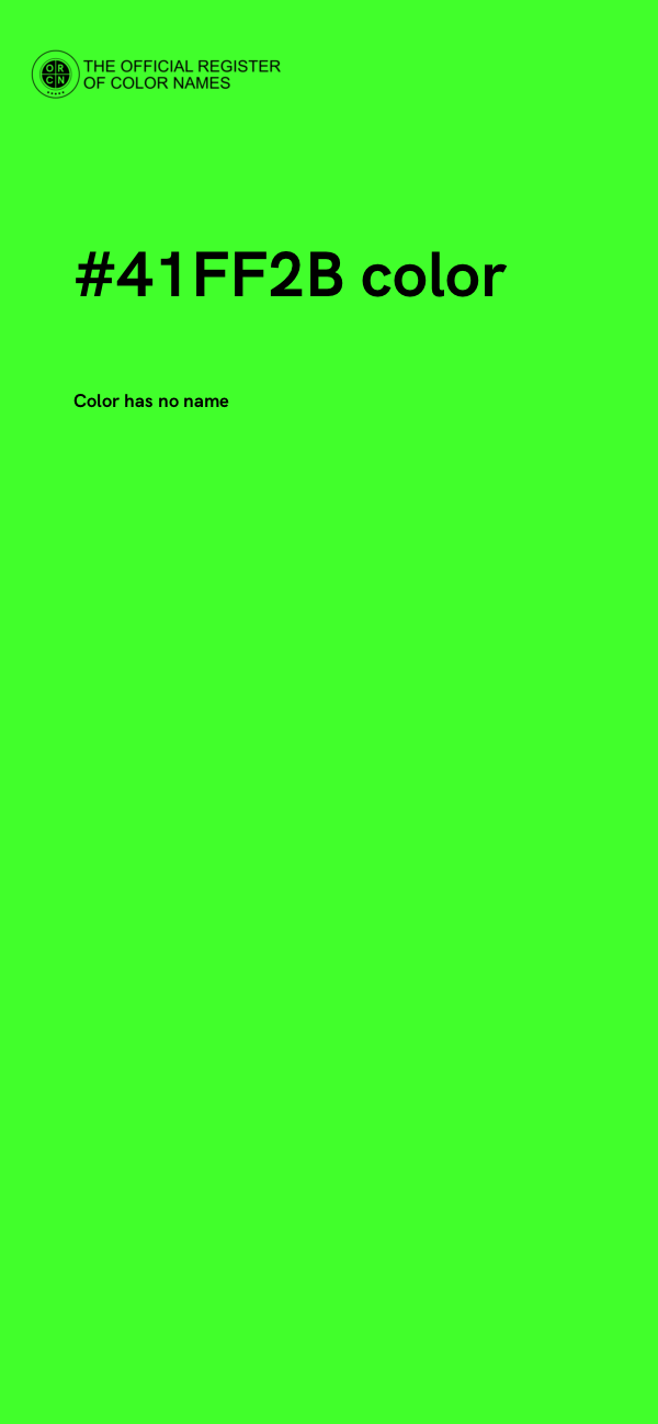 #41FF2B color image