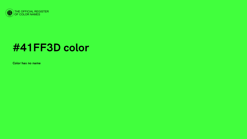 #41FF3D color image