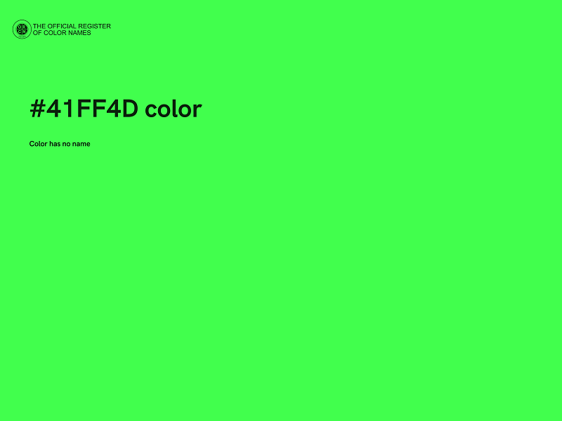 #41FF4D color image