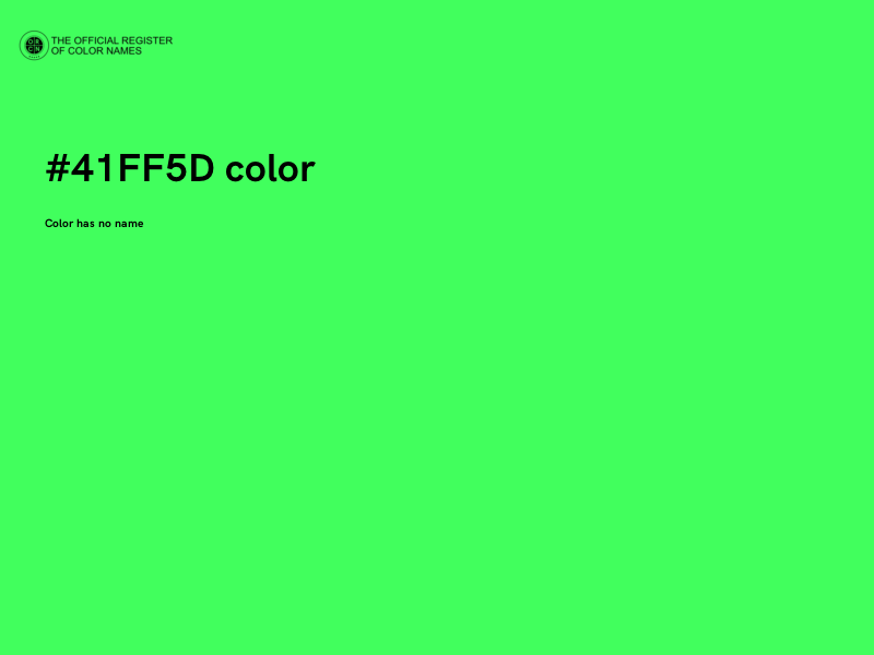 #41FF5D color image