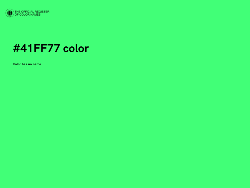 #41FF77 color image