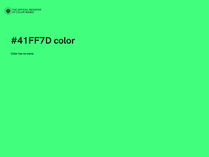 #41FF7D color image