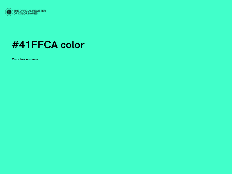 #41FFCA color image