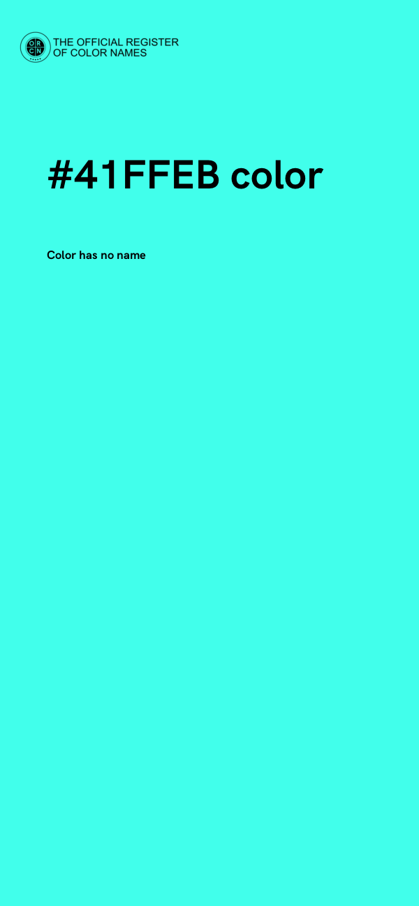 #41FFEB color image